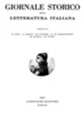 Giornale Storico Della Letteratura Italiana期刊