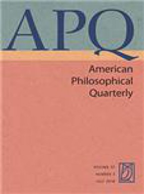 American Philosophical Quarterly期刊