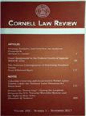 Cornell Law Review期刊