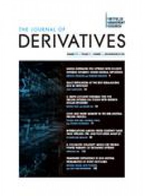 Journal Of Derivatives期刊
