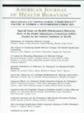 American Journal Of Health Behavior期刊