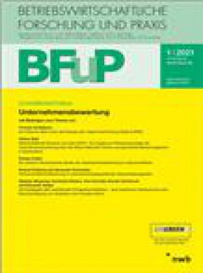 Betriebswirtschaftliche Forschung Und Praxis期刊