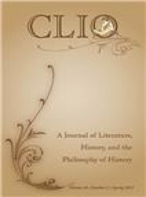 Clio-a Journal Of Literature History And The Philosophy Of History期刊