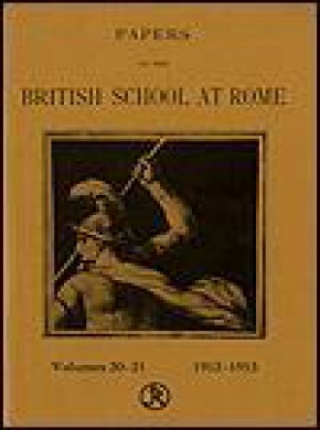 Papers Of The British School At Rome期刊