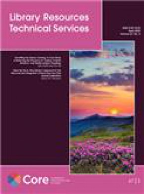 Library Resources & Technical Services期刊