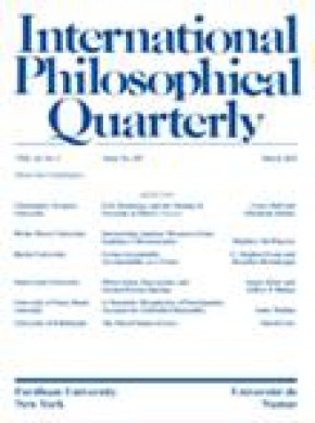 International Philosophical Quarterly期刊