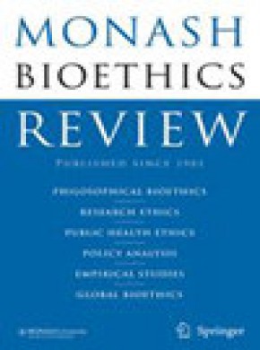 Monash Bioethics Review期刊