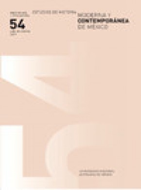 Estudios De Historia Moderna Y Contemporanea De Mexico期刊