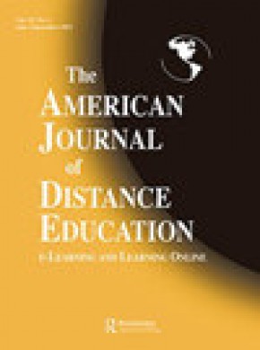 American Journal Of Distance Education期刊