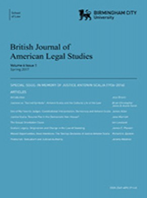 British Journal Of American Legal Studies期刊