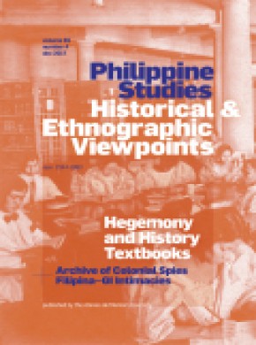 Philippine Studies-historical And Ethnographic Viewpoints期刊