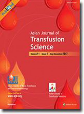 Asian Journal Of Transfusion Science期刊