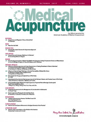Medical Acupuncture期刊
