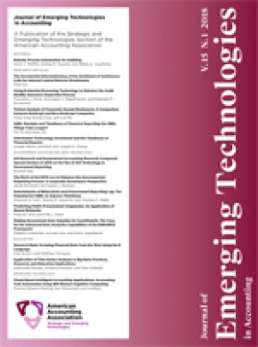 Journal Of Emerging Technologies In Accounting期刊