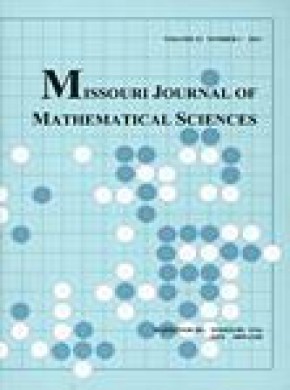 Missouri Journal Of Mathematical Sciences期刊