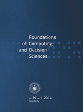 Foundations Of Computing And Decision Sciences期刊