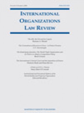 International Organizations Law Review期刊