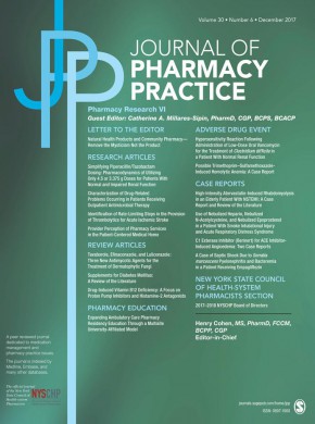 Journal Of Pharmacy Practice期刊