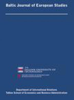 Taltech Journal Of European Studies期刊