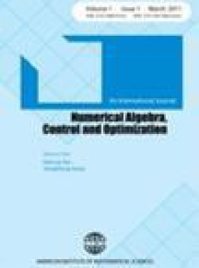Numerical Algebra Control And Optimization期刊
