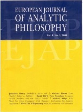 European Journal Of Analytic Philosophy期刊