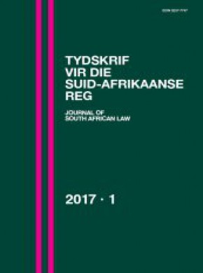Tydskrif Vir Die Suid-afrikaanse Reg期刊