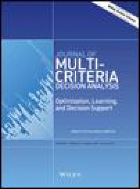 Journal Of Multi-criteria Decision Analysis期刊
