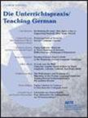 Unterrichtspraxis-teaching German期刊