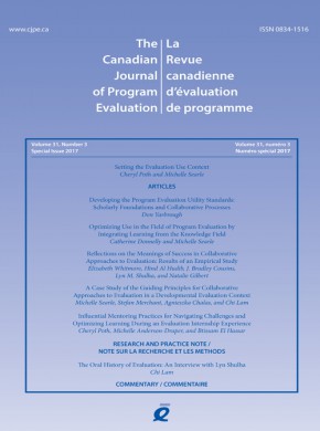 Canadian Journal Of Program Evaluation期刊