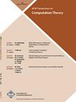 Acm Transactions On Computation Theory期刊