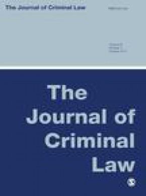 Journal Of Criminal Law期刊
