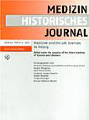Medizinhistorisches Journal期刊