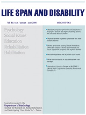Life Span And Disability期刊