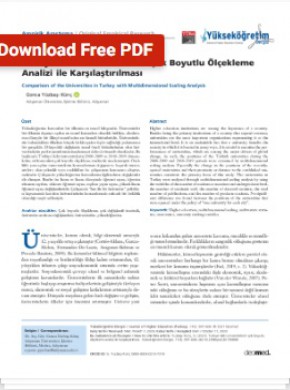 Yuksekogretim Dergisi期刊