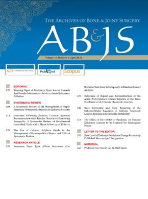 Archives Of Bone And Joint Surgery-abjs期刊