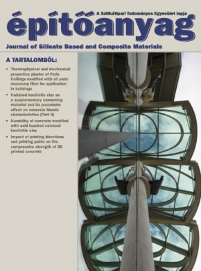 Epitoanyag-journal Of Silicate Based And Composite Materials期刊