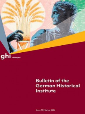 Bulletin Of The German Historical Institute期刊