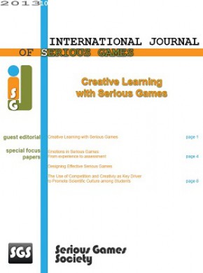 International Journal Of Serious Games期刊