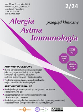 Alergia Astma Immunologia期刊