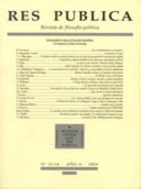 Res Publica-revista De Filosofia Politica期刊