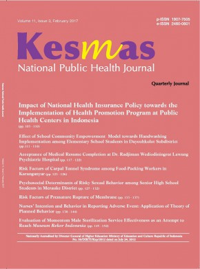 Kesmas-national Public Health Journal期刊