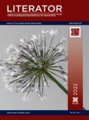 Literator-journal Of Literary Criticism Comparative Linguistics And Literary Stu期刊
