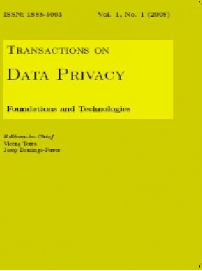 Transactions On Data Privacy期刊