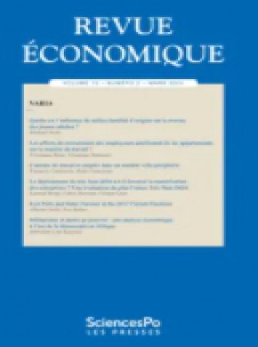 Revue Economique期刊